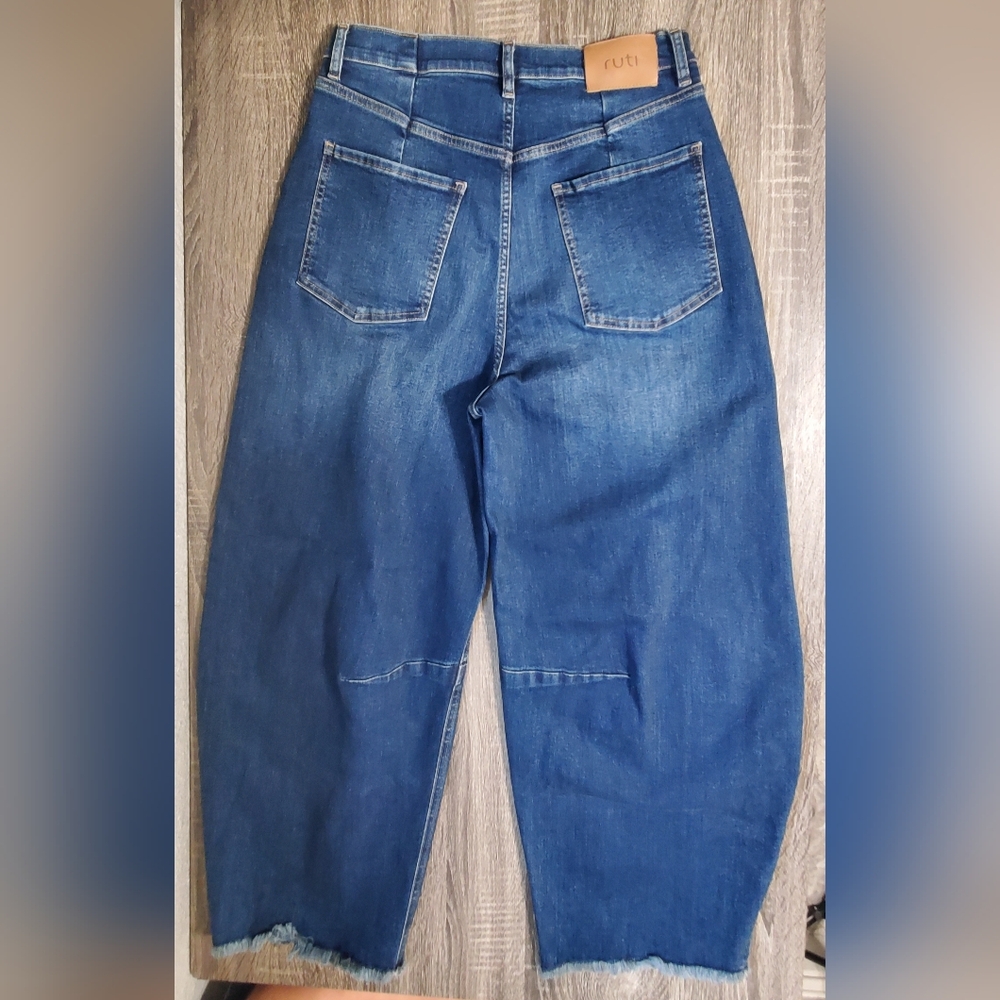 Ruti Women's Blue Jeans Size 1 Pre-owned Ursula Baloon Leg Style - Picture 3 of 16